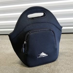NWOT High Sierra Black Lunch Bag